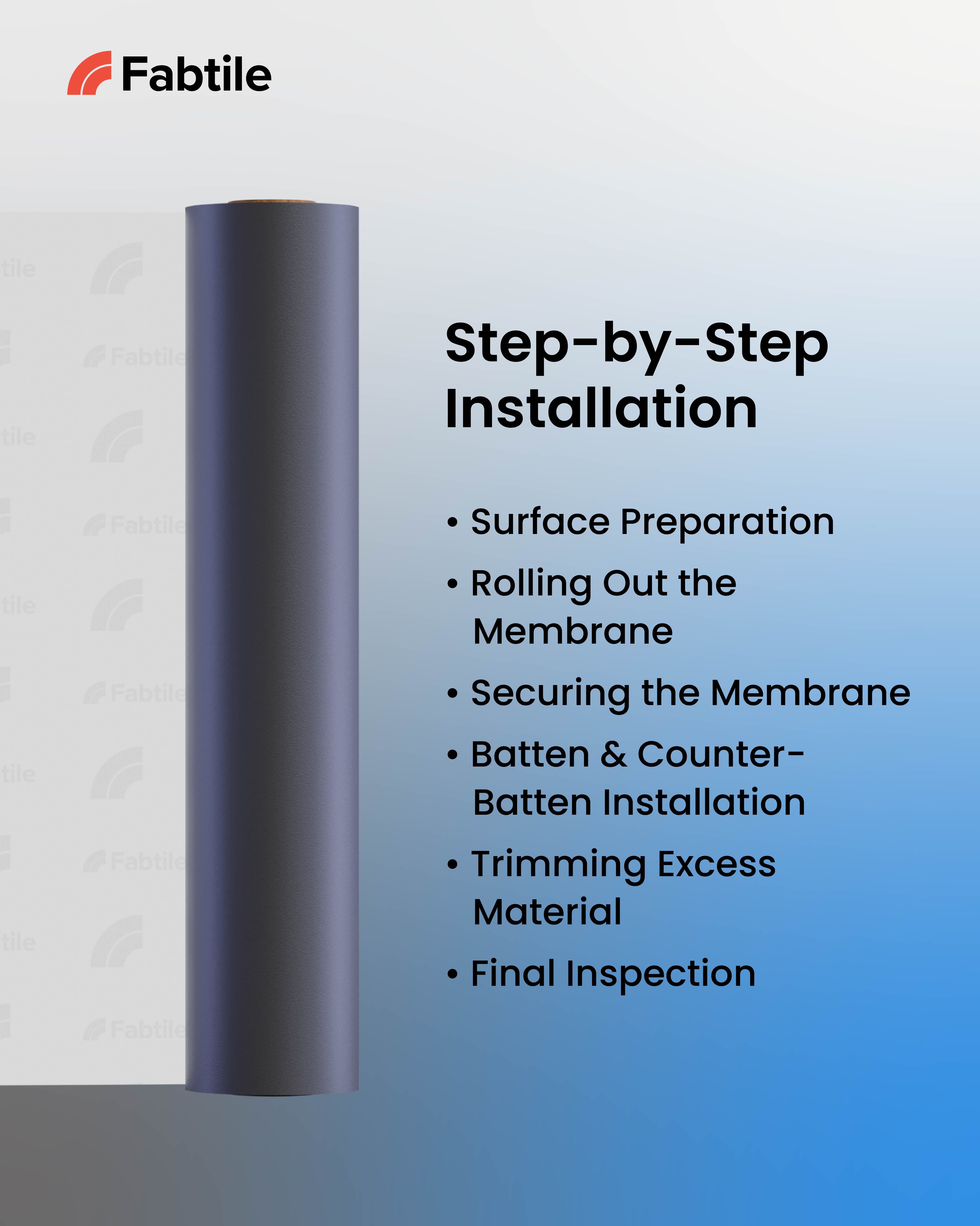 Roofing Membrane Basic Installation Steps