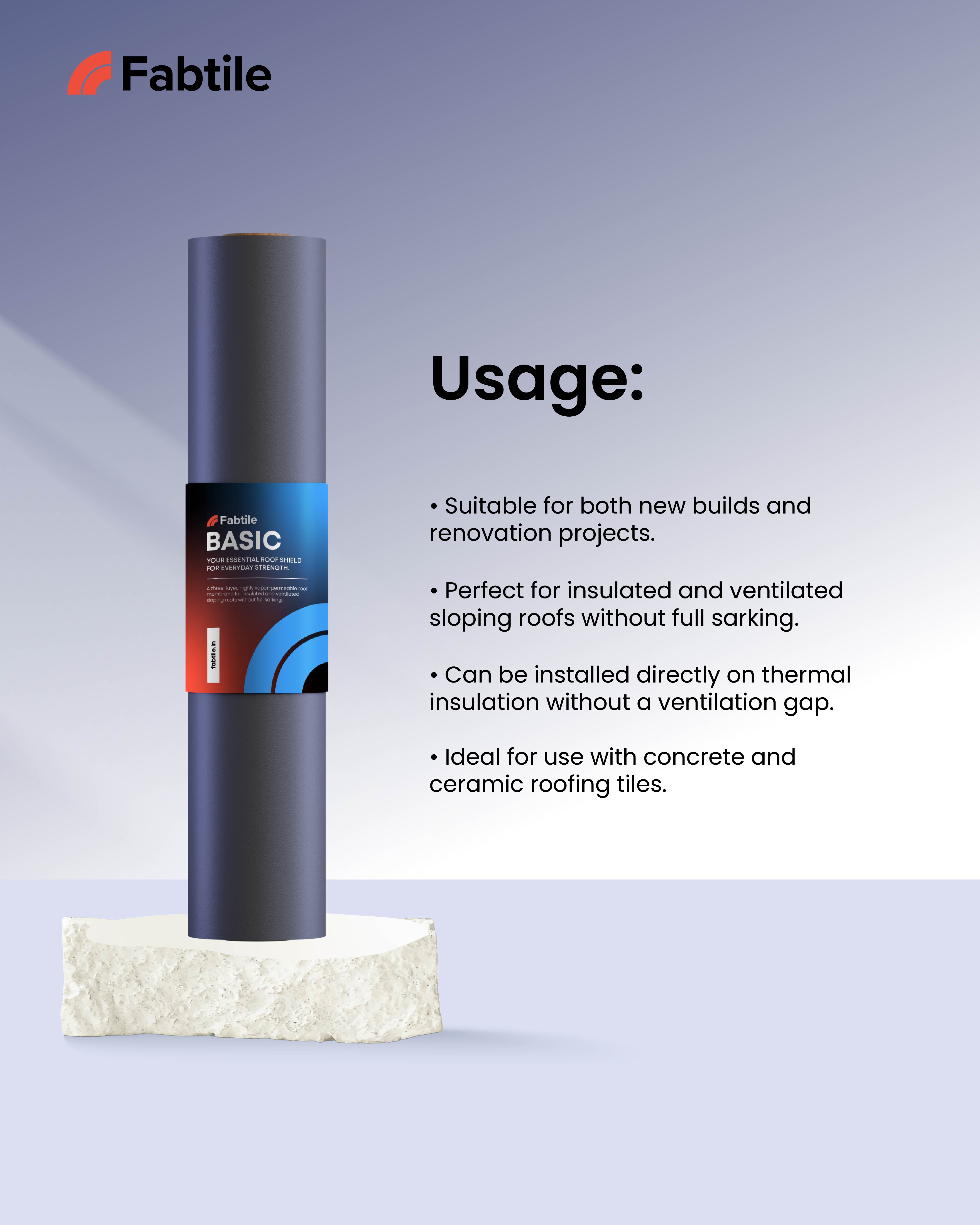 Roofing Membrane Basic Usage